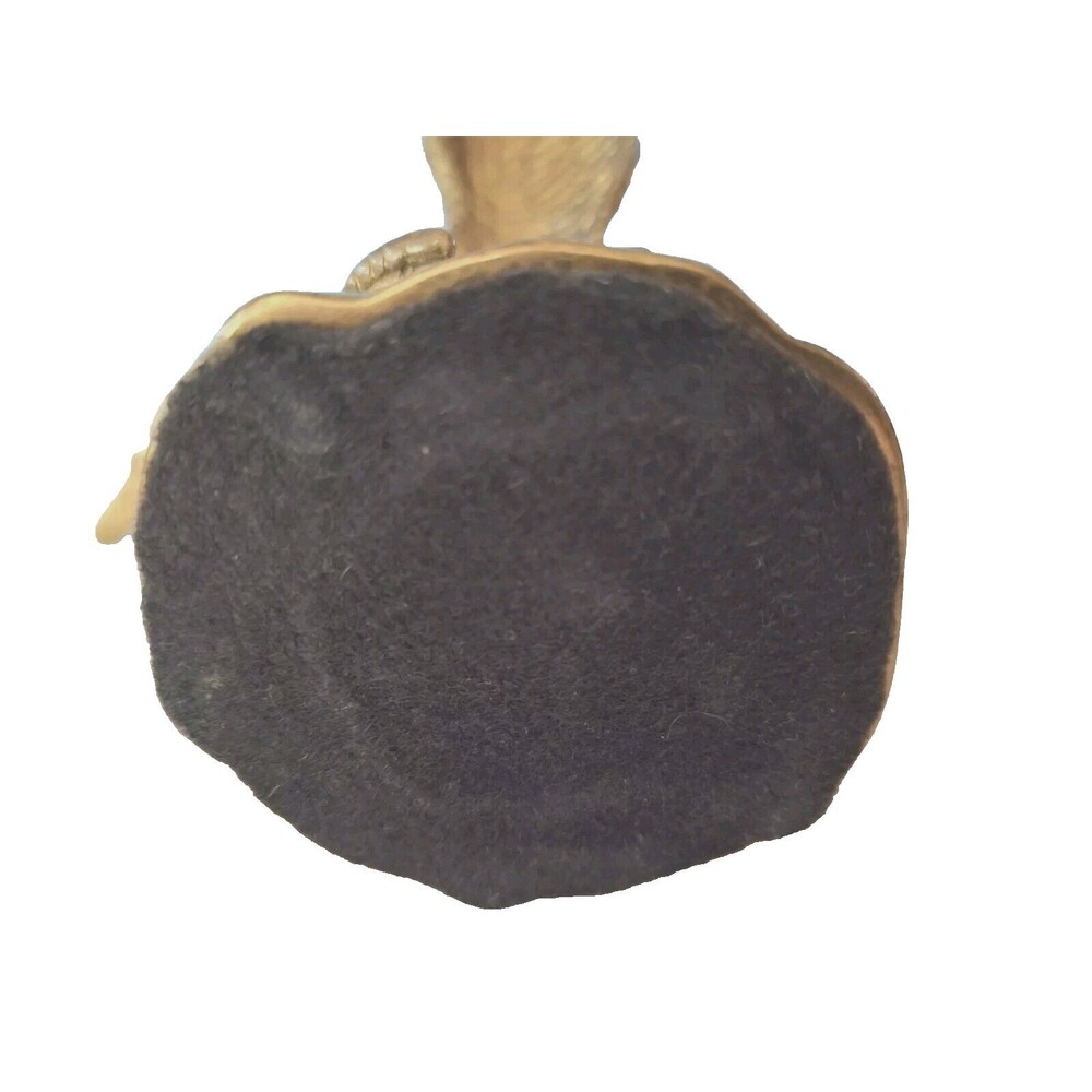 VTG Heavy Solid Brass Duck Fowl Taking Flight Sculpture Nice Patina & Detail - Picture 8 of 14